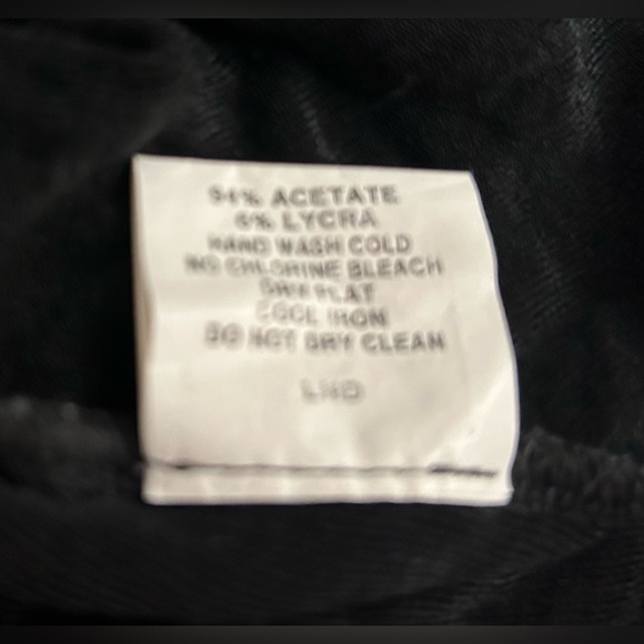 New Vikki Bi Top Black Beige Floral Pattern Sleeveless size OX made in USA - Picture 9 of 16